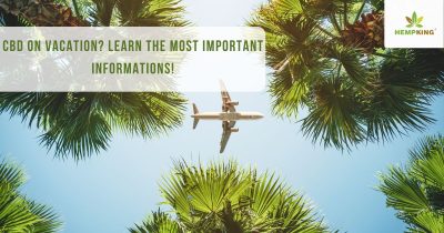 With CBD on vacation - important informations