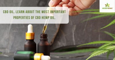 Learn about the most important properties of CBD hemp oil.