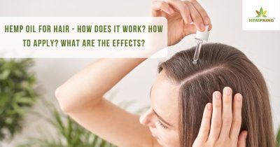 Hemp oil for hair - how does it work What are the effects How to apply