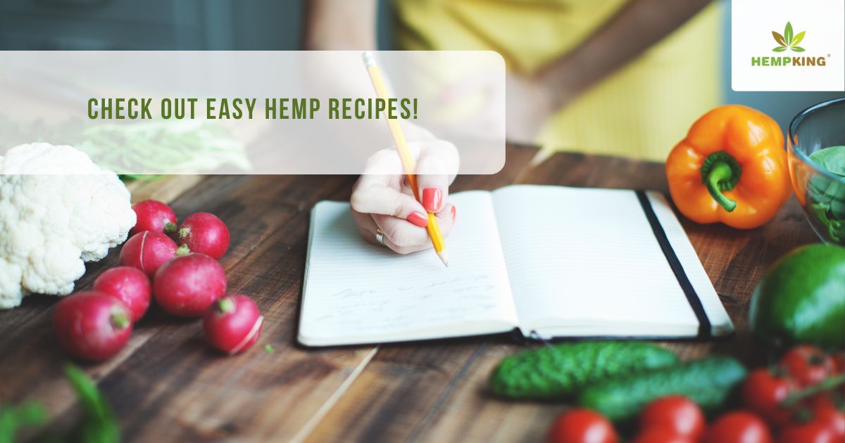 Check out those easy hemp recipes!