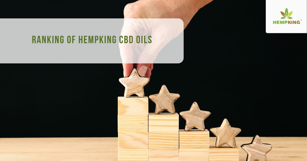 Ranking of CBD HempKing oils