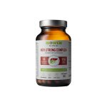 Biowen Hepa Strong Complex+ dietary supplement bottle with 14 active ingredients to support liver and bile duct function