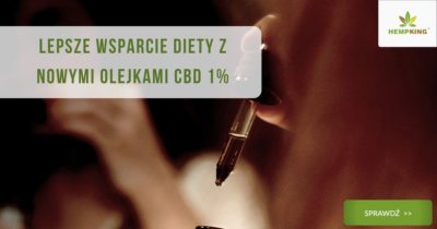 Lepsze wsparcie diety z nowymi olejkami CBD 1%