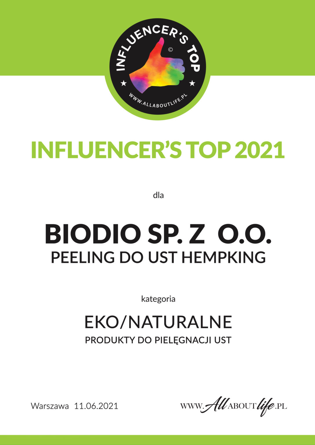 influencer's top dla peelingu do ust hempking 2021