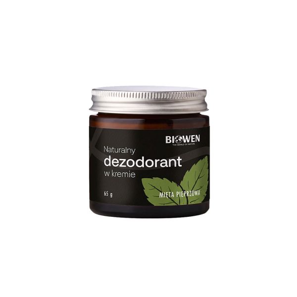 Naturalny dezodorant w kremie - mięta pieprzowa - Biowen 65 g