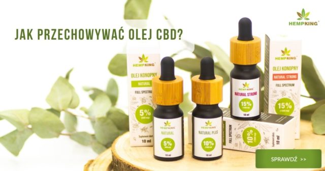 jak przechowywać olej CBD