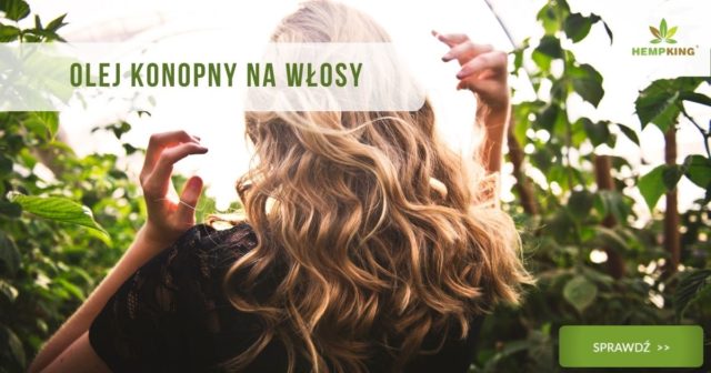 olej konopny na włosy