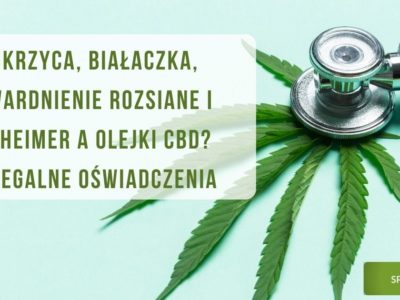 nielegalne oświadczenia o cbd przy leczeniu choró