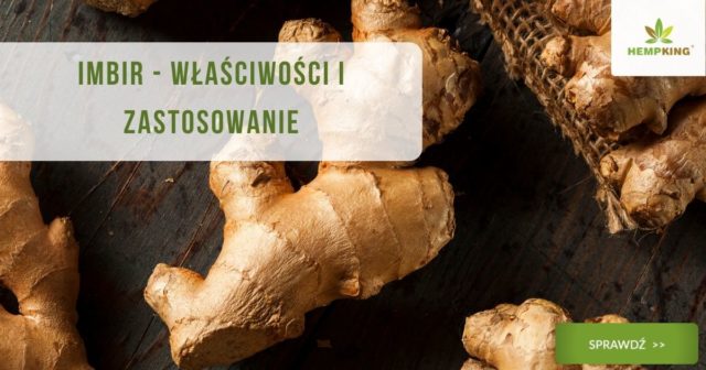 imbir właściwości i zastosowanie - obrazek wyróżniający na blogu