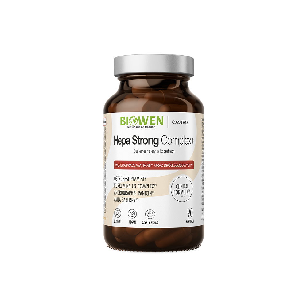 Hepa Strong Complex+ Biowen - 90 kapsułek