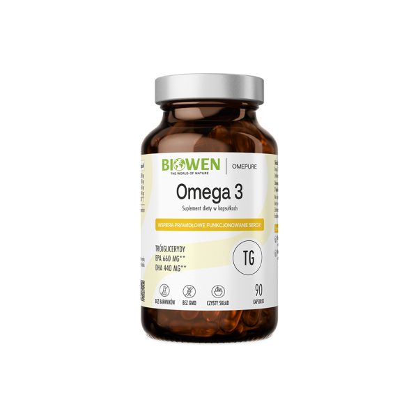 Omega 3 660 mg EPA, 440 DHA Biowen - 90 kapsułek