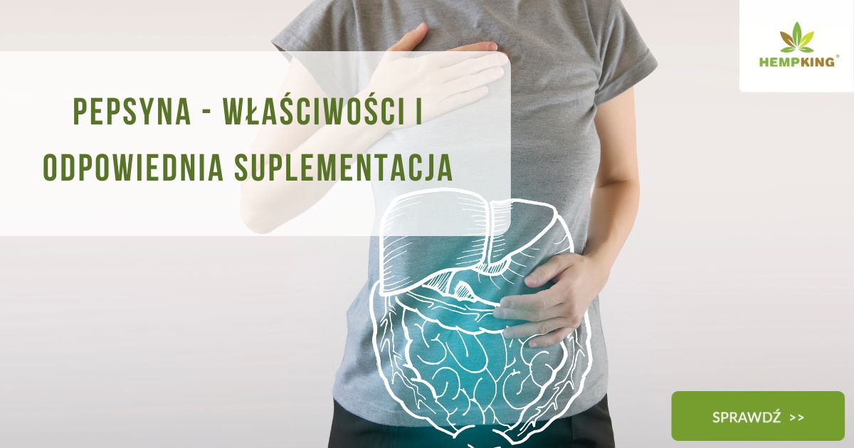 Pepsyna - właściwości i odpowiednia suplementacja - obrazek wyróżniający