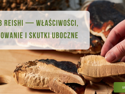 Grzyb reishi (lakownica żółtawa) właściwości lecznicze, dawkowanie i skutki uboczne - obrazek wyróżnijący