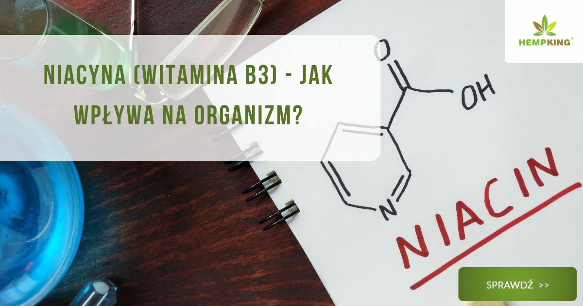 Niacyna (witamina B3) - jak wpływa na organizm? - obrazek wyróżniający