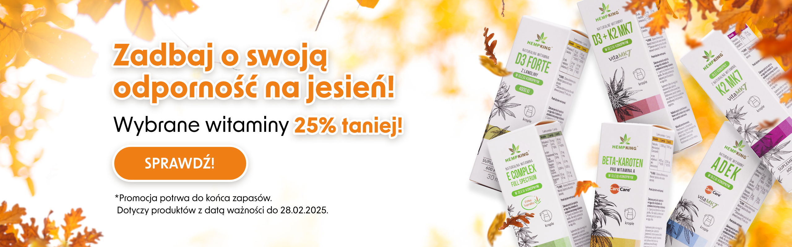 Witaminy 25% taniej