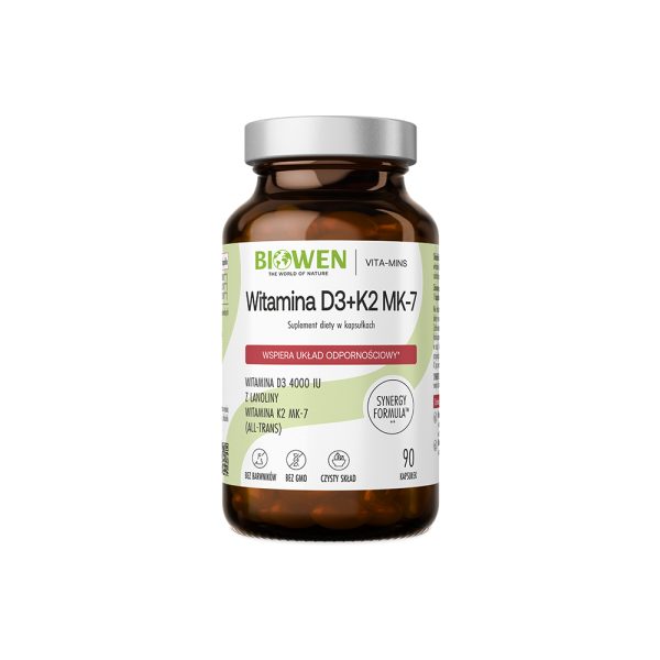 Witamina D3+k2 Biowen Hempking
