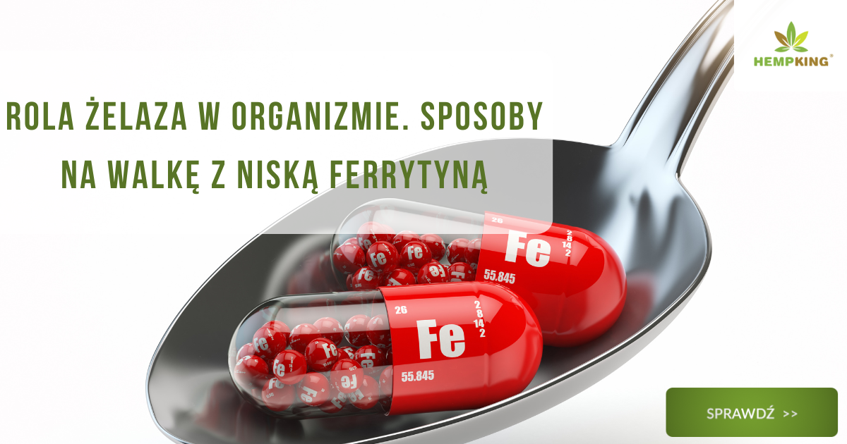 Rola żelaza w organizmie. Sposoby na walkę z niską ferrytyną - obrazek wyróżniający