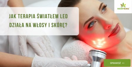 Jak terapia światłem LED działa na włosy i skórę - obrazek wyróżniający