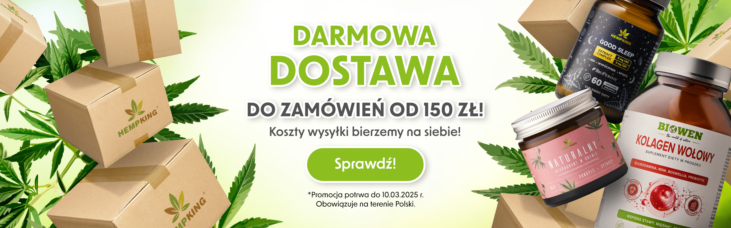 darmowa dostawa hempking