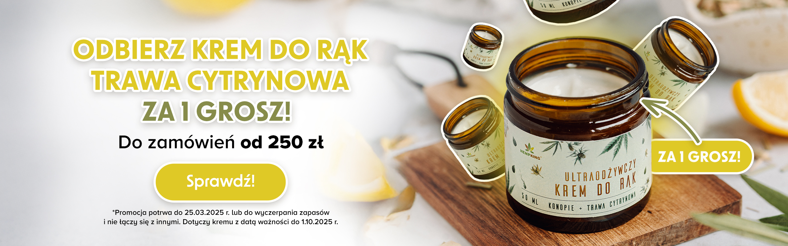 gratis krem cytrynowy do rąk