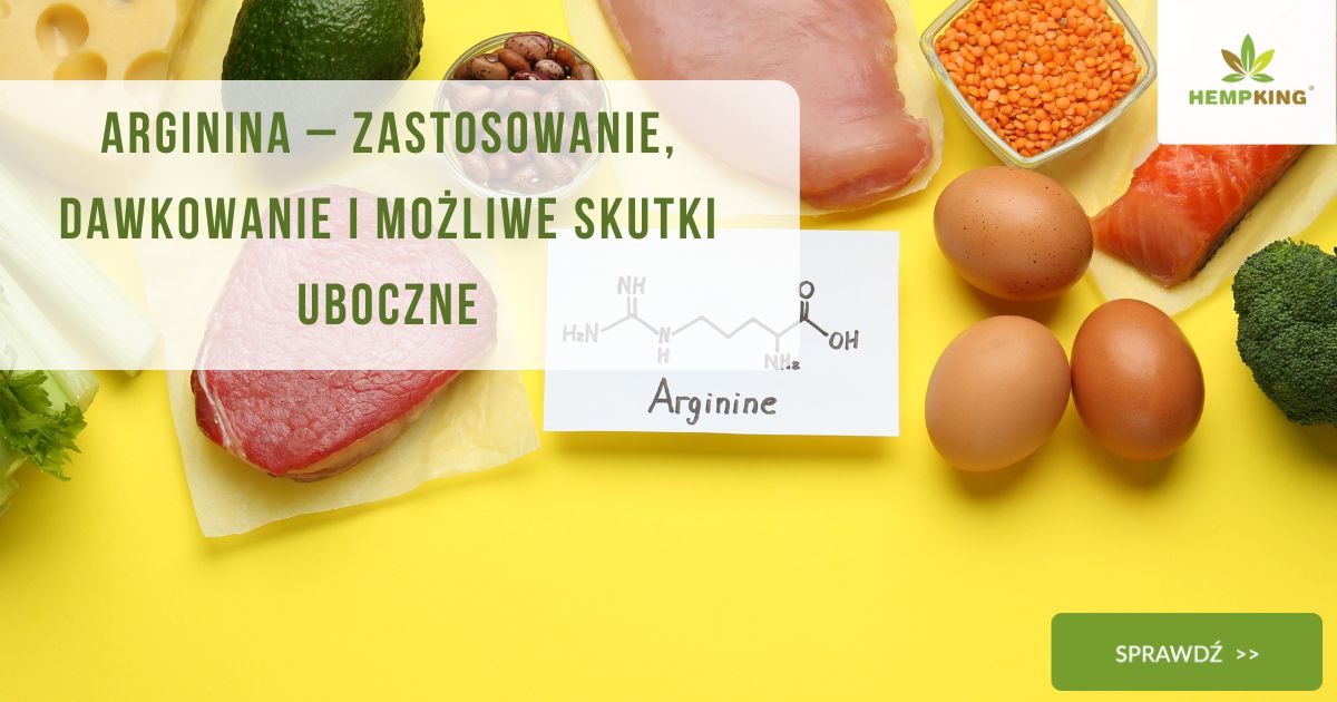 Arginina–zastosowanie, dawkowanie i możliwe skutki uboczne - obrazek wyróżniający