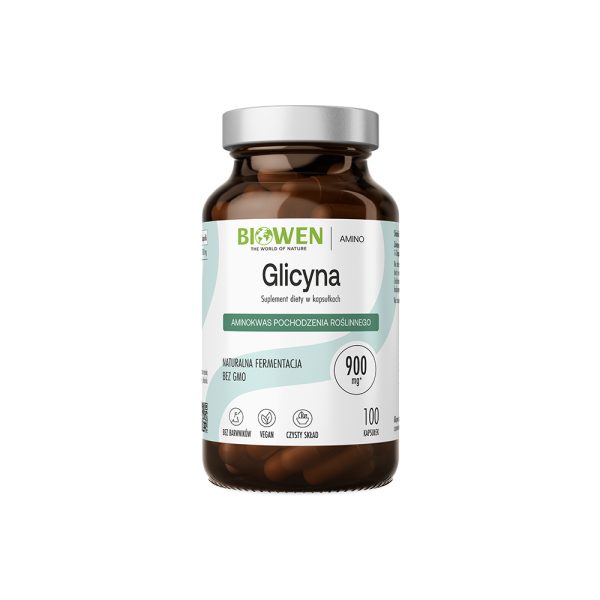 Glicyna 900 mg Biowen 100 kaps
