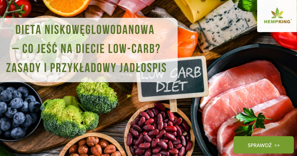 Dieta niskowęglowodanowa–co jeść na diecie low-carb Zasady i przykładowy jadłospis - obrazek wyróżniający