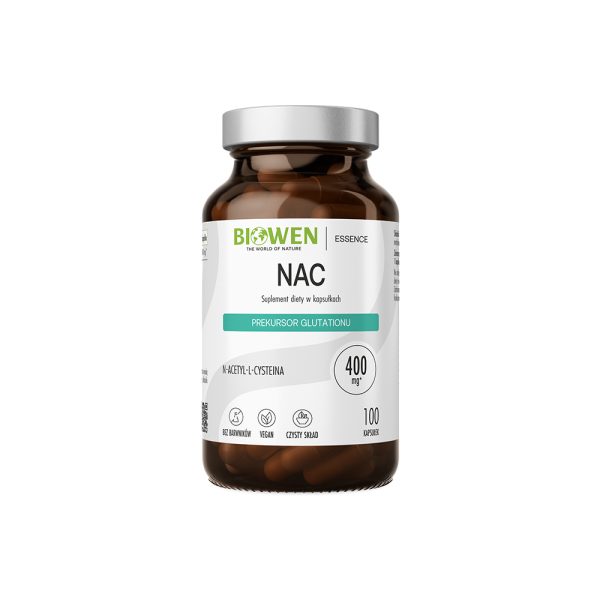 N-acetylo-L-cysteina (NAC) 400 mg Biowen – 100 kapsułek