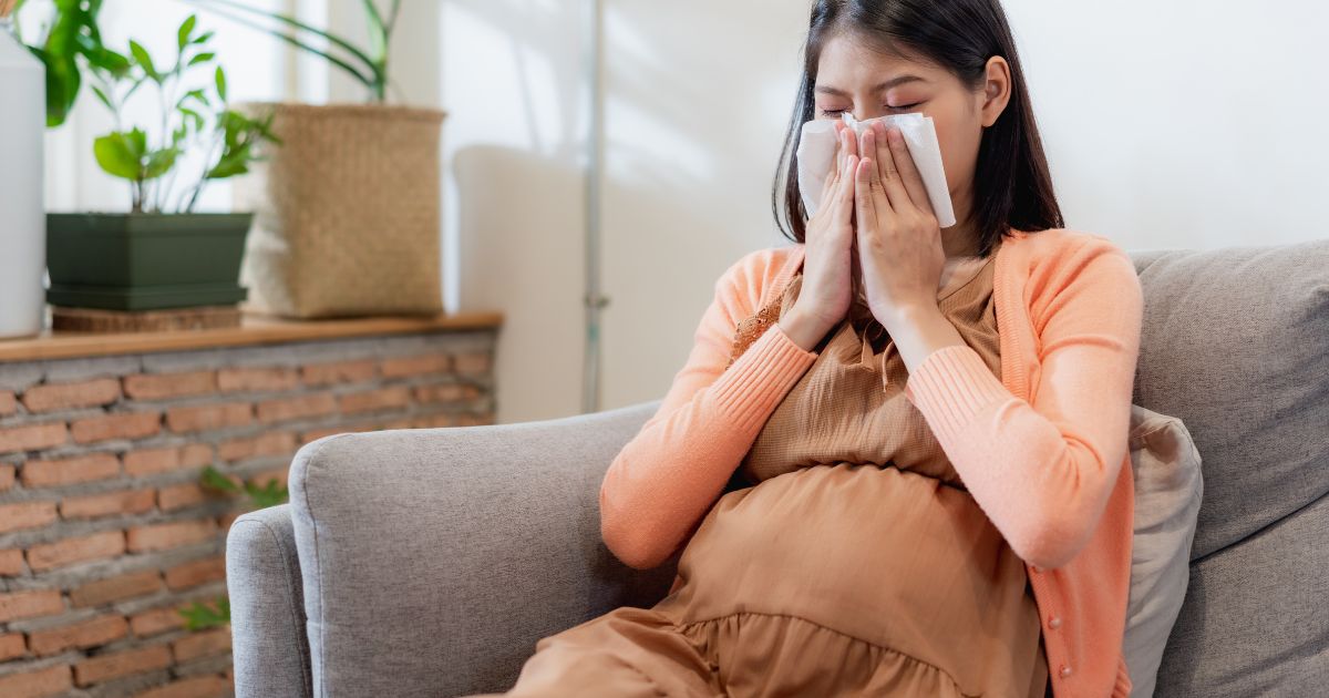 Co na katar w ciąży? - zdjęcie poglądowe