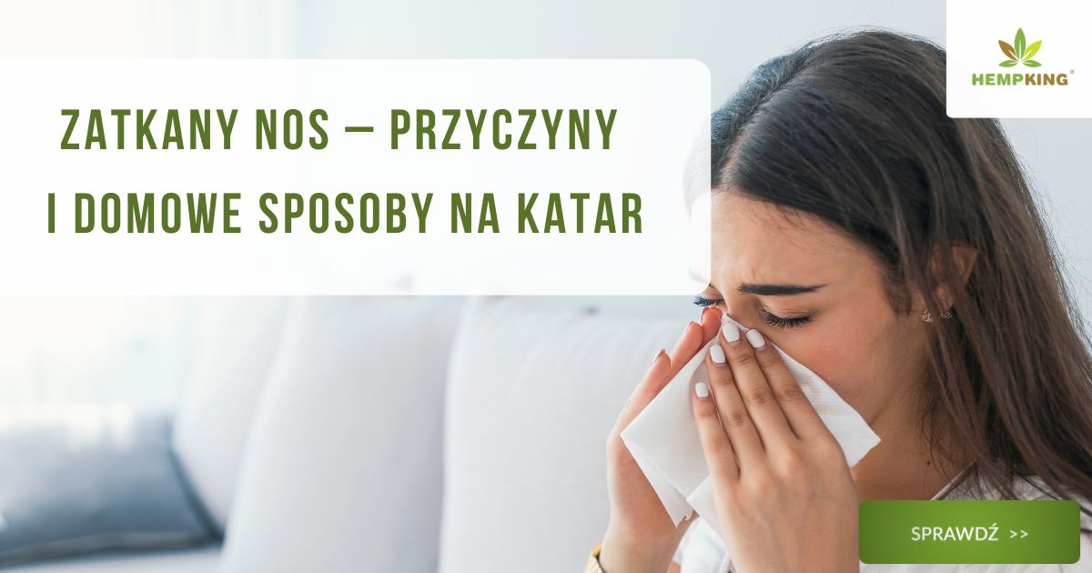 Zatkany nos – przyczyny i domowe sposoby na katar - obrazek wyróżniający