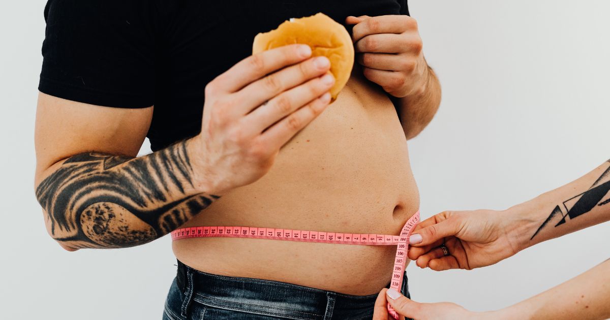 Optyłość brzuszna - zdjęcie poglądowe