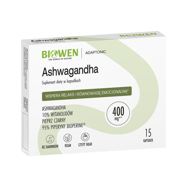 Ashwagandha blister 15 szt. Biowen