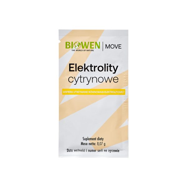 Elektrolity cytrynowe Biowen - 30 saszetek - obrazek 3