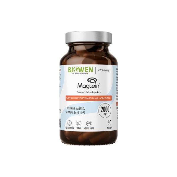 Treonian magnezu Magtein® Biowen – 90 kapsułek