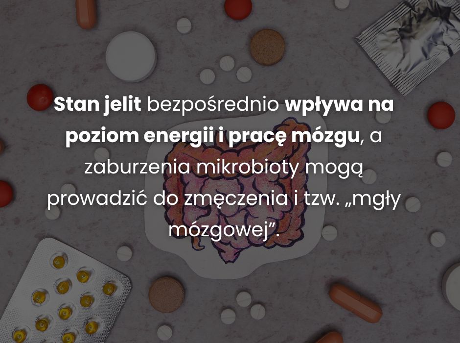 Stan jelit a energia - infografika