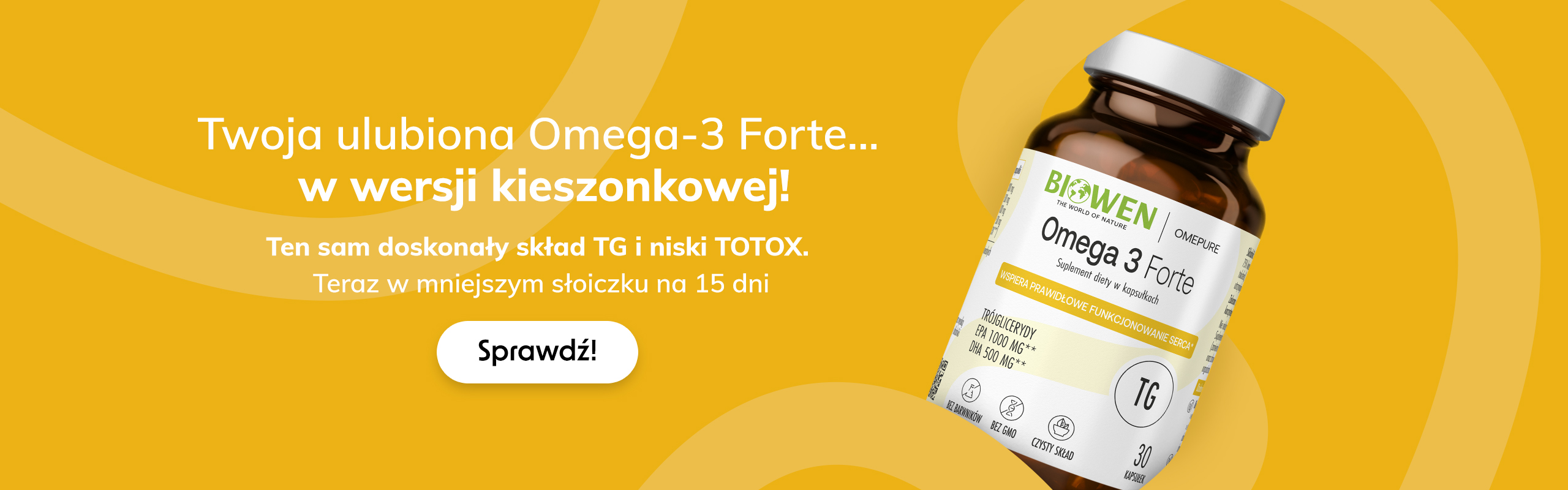 Omega 3 forte małe opakowanie