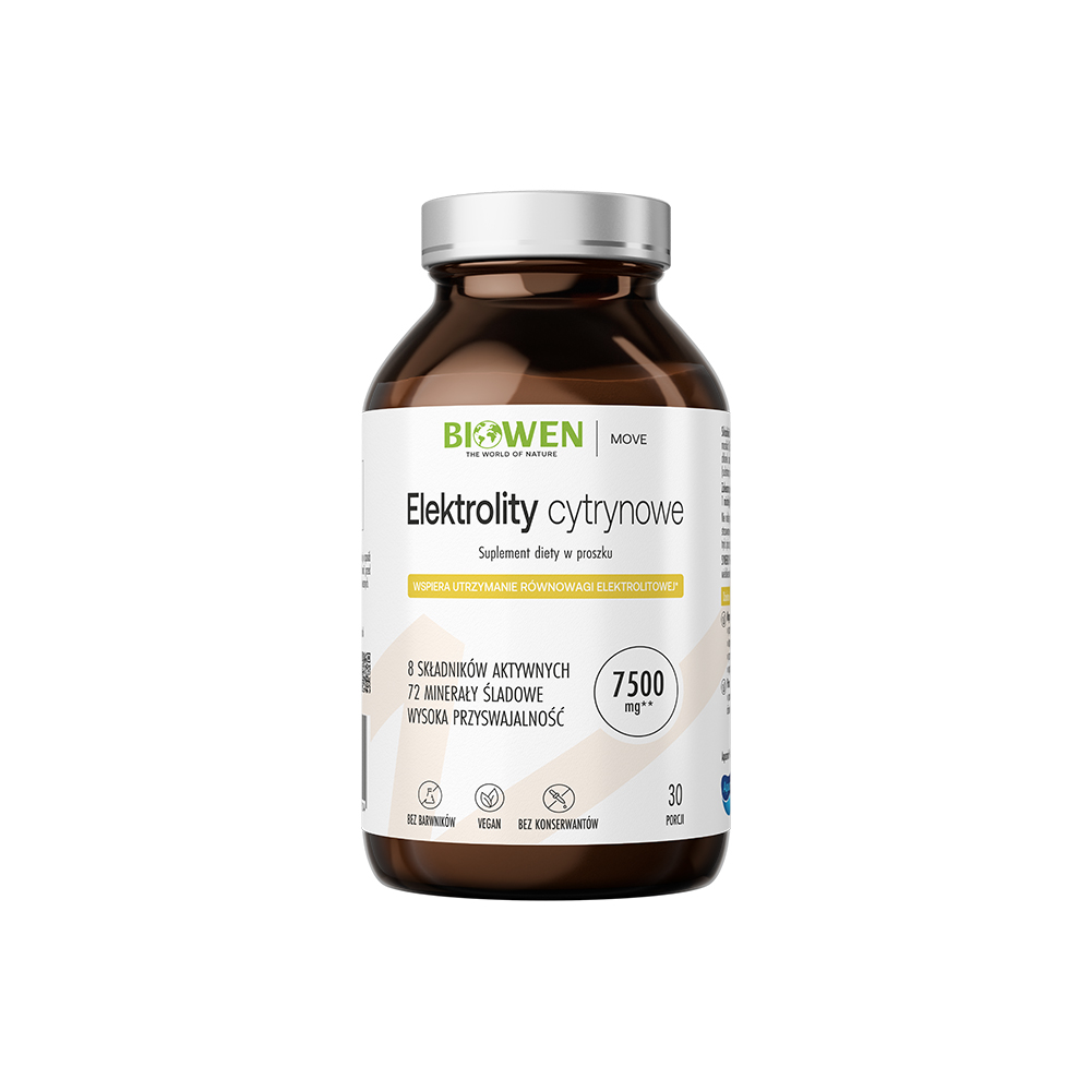 Elektrolity cytrynowe w proszku Biowen